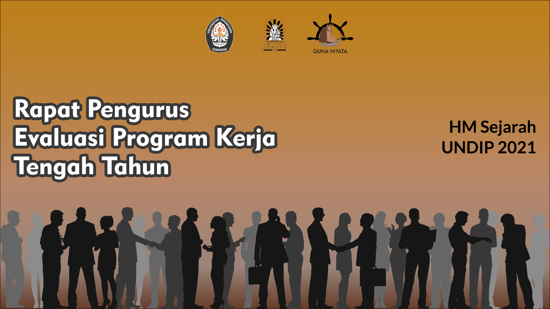 Rapat Kepengurusan: Laporan Pertanggungjawaban dan Evaluasi Program Kerja Tengah Tahun HM Sejarah 2021